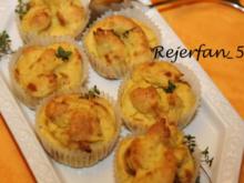 Kartoffelmuffins mit Röstzwiebeln - Rezept