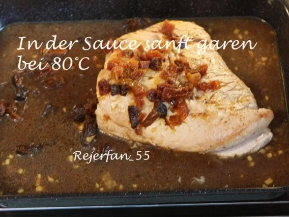 Aprikosen-Putenbraten  (80-Grad-Methode) - Rezept - Bild Nr. 4