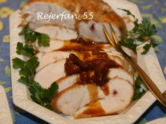 Aprikosen-Putenbraten  (80-Grad-Methode) - Rezept