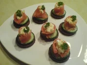 Räucherlachs-Nester - Rezept