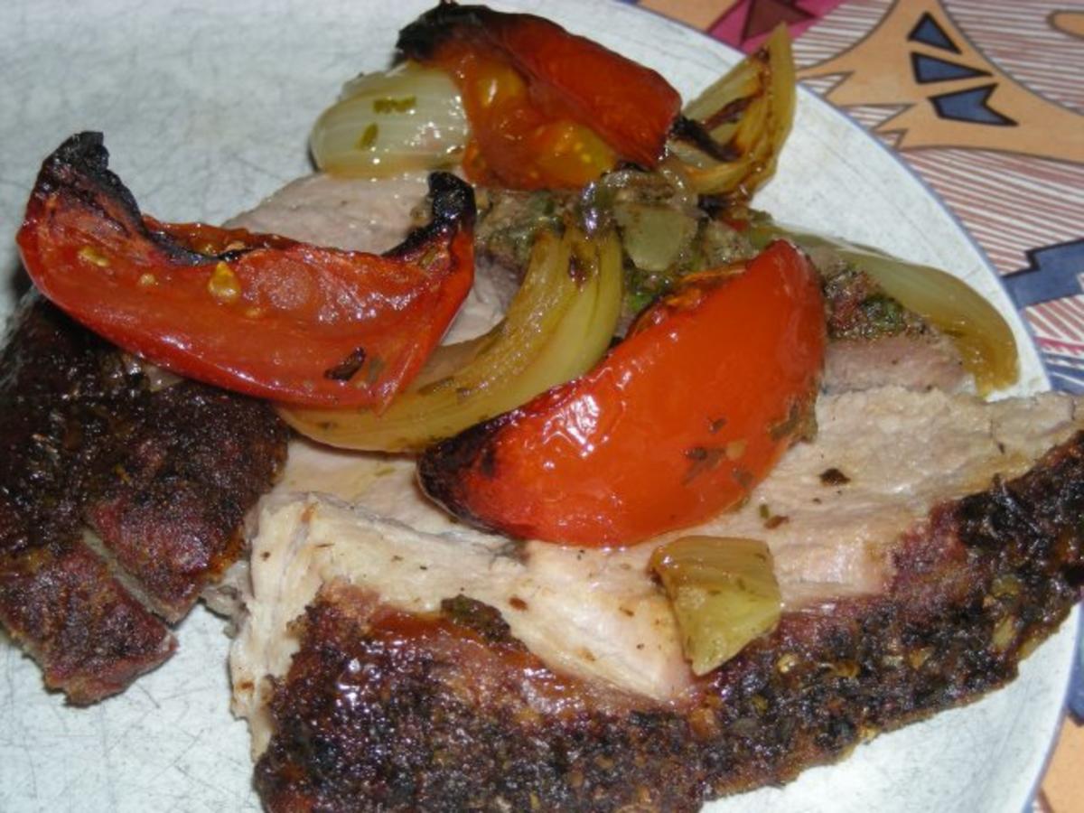 Nackenbraten mit Cafe de Paris Kruste... - Rezept - kochbar.de