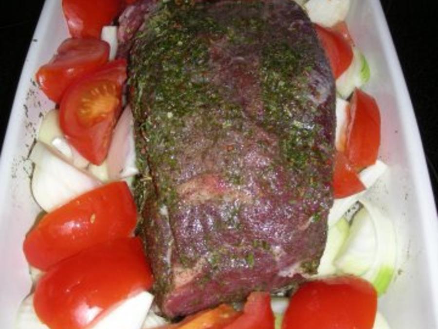 Nackenbraten mit Cafe de Paris Kruste... - Rezept - kochbar.de