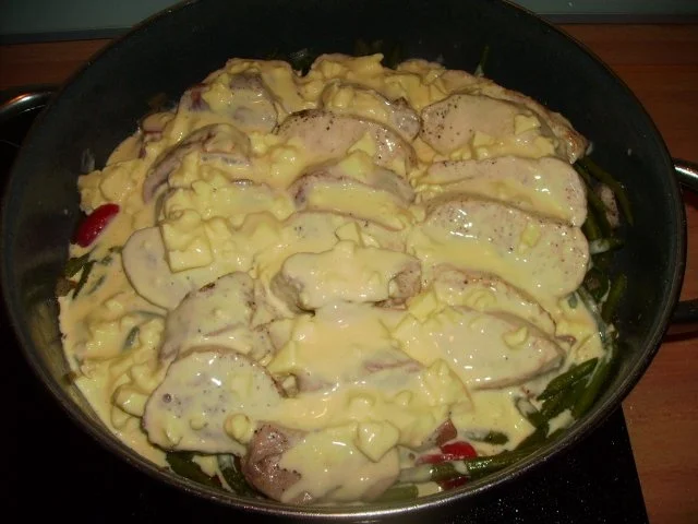 Rezept: Überbackenes Filet auf grünen Bohnen Bild Nr. 9 Überbackenes Filet auf grünen Bohnen - Rezept - Bild Nr. 9