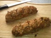 kleines zwiebelbaguette - Rezept
