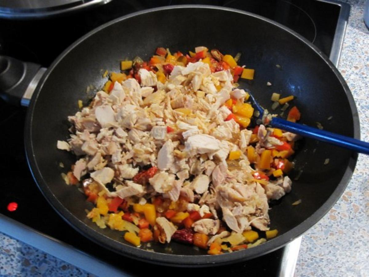 Kürbis-Reis-Hähnchen-Pfanne - Rezept - Bild Nr. 9