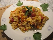 Kürbis-Reis-Hähnchen-Pfanne - Rezept