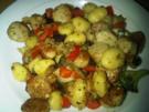 Gnocchipfanne mit Bratwurst und Gemüse - Rezept