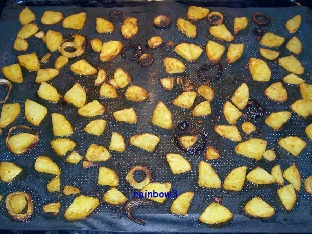 Rezept: Beilage: Bratkartoffeln aus dem Backofen Beilage: Bratkartoffeln aus dem Backofen - Rezept