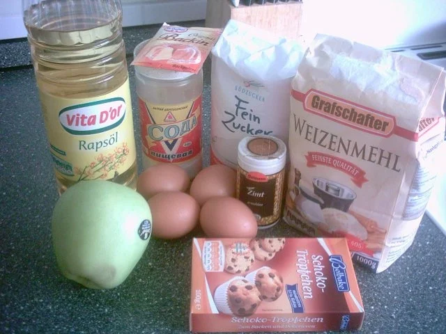 Rezept: Apfel - Schoko - Kuchen Bild Nr. 2 Apfel - Schoko - Kuchen - Rezept - Bild Nr. 2