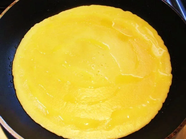 Rezept: Eierkuchen mit Vanillesoße ... Bild Nr. 5 Eierkuchen mit Vanillesoße ... - Rezept - Bild Nr. 5