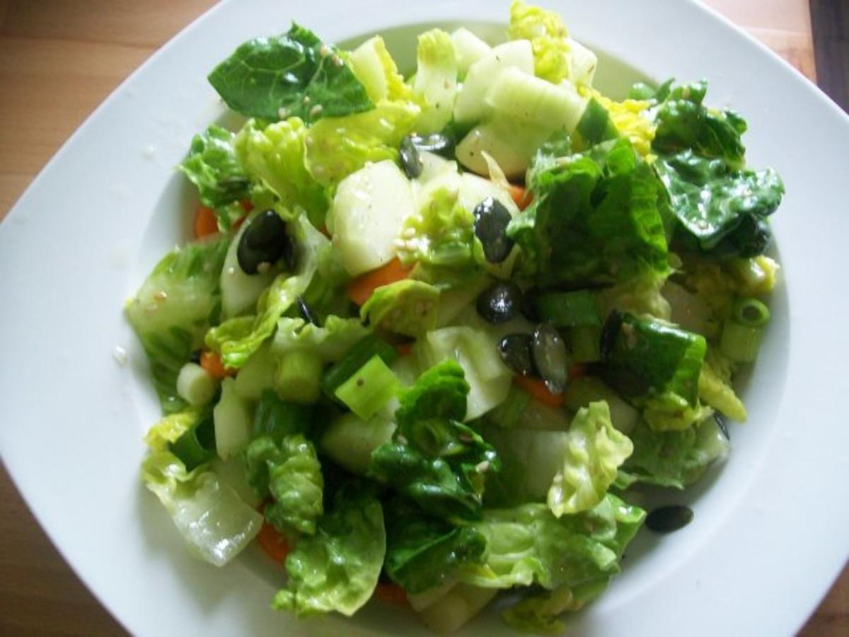grüner Salat - Rezept