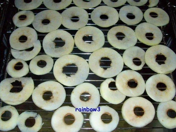 Rezept: Sonstiges: Getrocknete Apfelringe ... 2 Methoden Bild Nr. 5 Sonstiges: Getrocknete Apfelringe ... 2 Methoden - Rezept - Bild Nr. 5