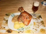 Bayerisches Eisbein mit Sauerkraut - Rezept