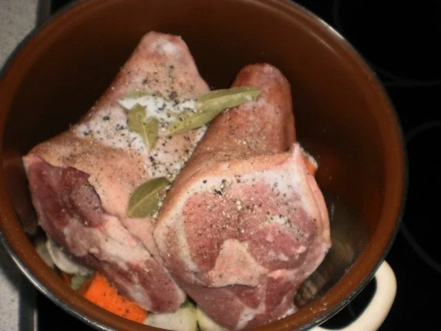 Rezept: Bayerisches Eisbein mit Sauerkraut Bild Nr. 4 Bayerisches Eisbein mit Sauerkraut - Rezept - Bild Nr. 4