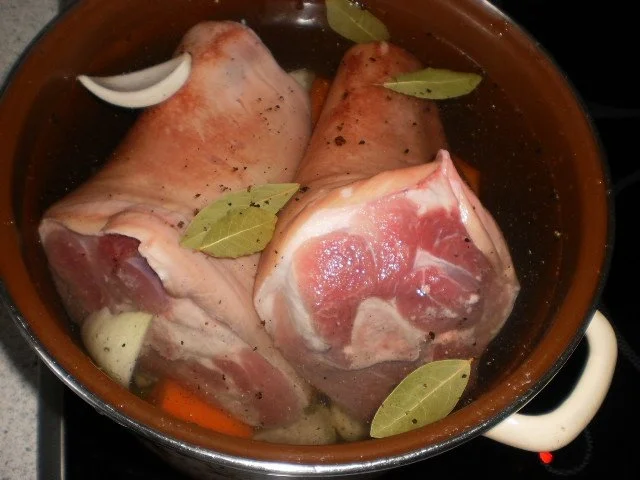 Rezept: Bayerisches Eisbein mit Sauerkraut Bild Nr. 5 Bayerisches Eisbein mit Sauerkraut - Rezept - Bild Nr. 5