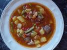 Gulaschtopf mit Tomaten und Bohnen - Rezept