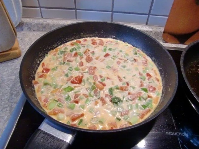 Rezept: Hähnchenbrust auf Spaghetti Gemüsebett Bild Nr. 5 Hähnchenbrust auf Spaghetti Gemüsebett - Rezept - Bild Nr. 5