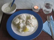 Pellkartoffeln mit Ei Kräuter Soße - Rezept