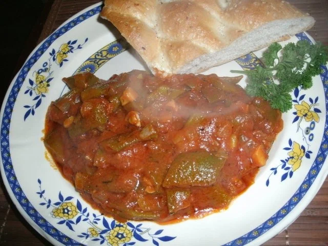 Rezept: Stangen(prunk)bohnen in Öl- heiß und kalt ein Genuss - vegan Stangen(prunk)bohnen in Öl- heiß und kalt ein Genuss - vegan - Rezept