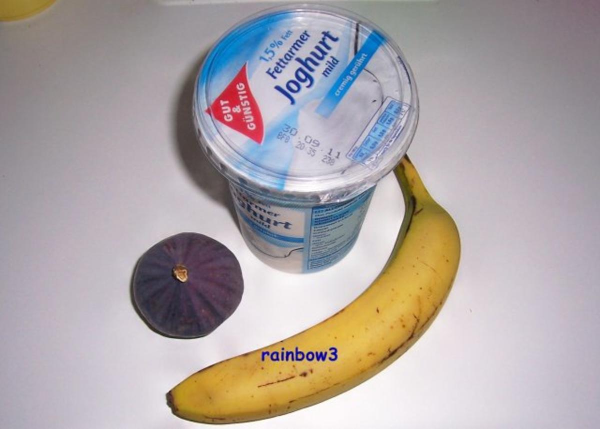 Dessert: Feigen-Joghurt mit Banane - Rezept - Bild Nr. 2