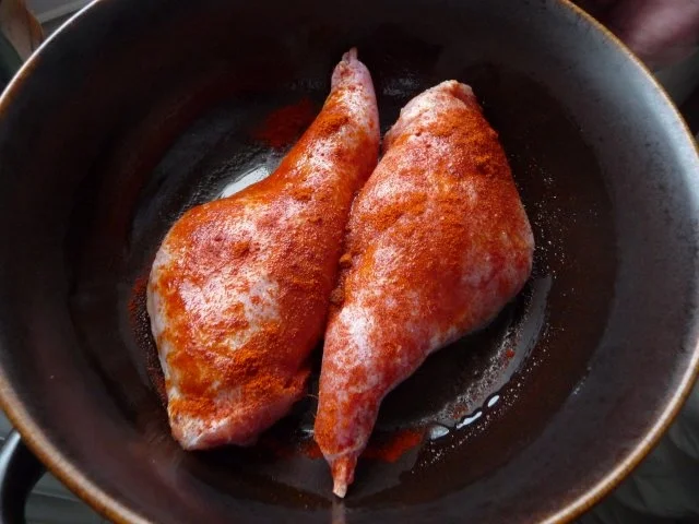 Kaninchen : Keulen in Knoblauchsoße aus dem Zaubertopf* - Rezept - Bild Nr. 3