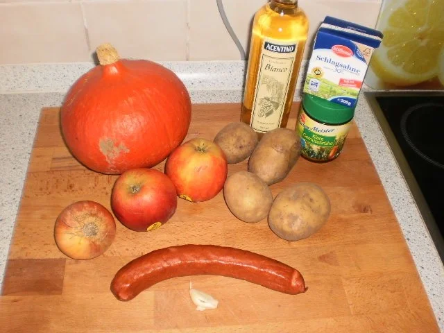 Kürbissuppe mit Kabanossi - Rezept - Bild Nr. 2