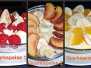 Dreierlei Quarkzubereitungen mit Früchten - Rezept