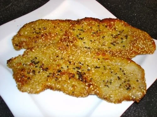 Rezept: Sesam-Knusperschnitzel Sesam-Knusperschnitzel - Rezept
