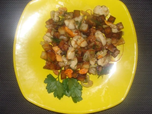 Meeresfrüchte : Jakobsmuschelsalat - Rezept