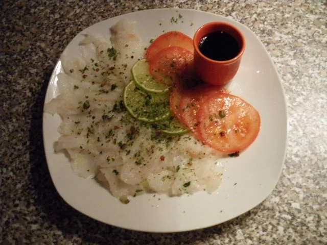Sashimi vom Dorsch - Rezept