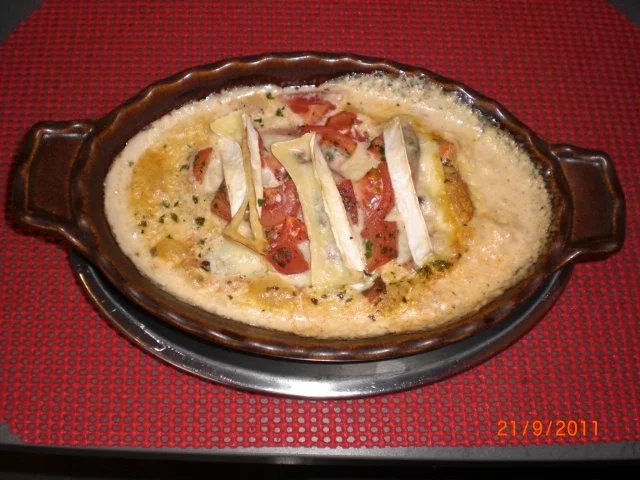 Fischpfännchen mit Camembert - Rezept