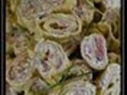 Räucherlachsröllchen mit eingelegtem Ingwer - Rezept