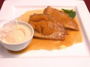 Crêpe Suzette mit Vanilleeis - Rezept