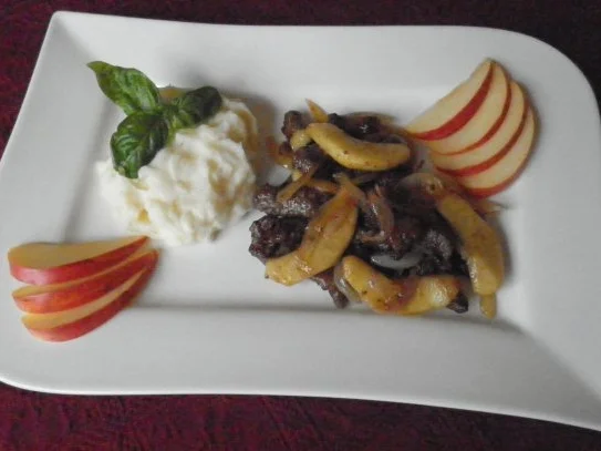 Kalbsleberstreifen mit ... - Rezept - Bild Nr. 4