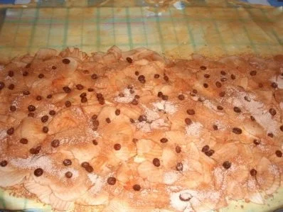 Apfelstrudel mit selbstgezogenem Strudelteig - Rezept - Bild Nr. 2