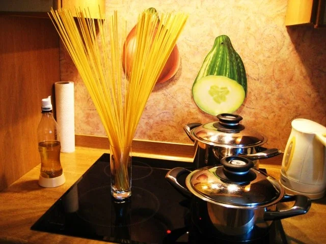 Spaghetti mit frischem Spinat - Rezept