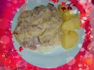 Eintopf : Sauerkraut mit Kasseler und Sahne - Rezept