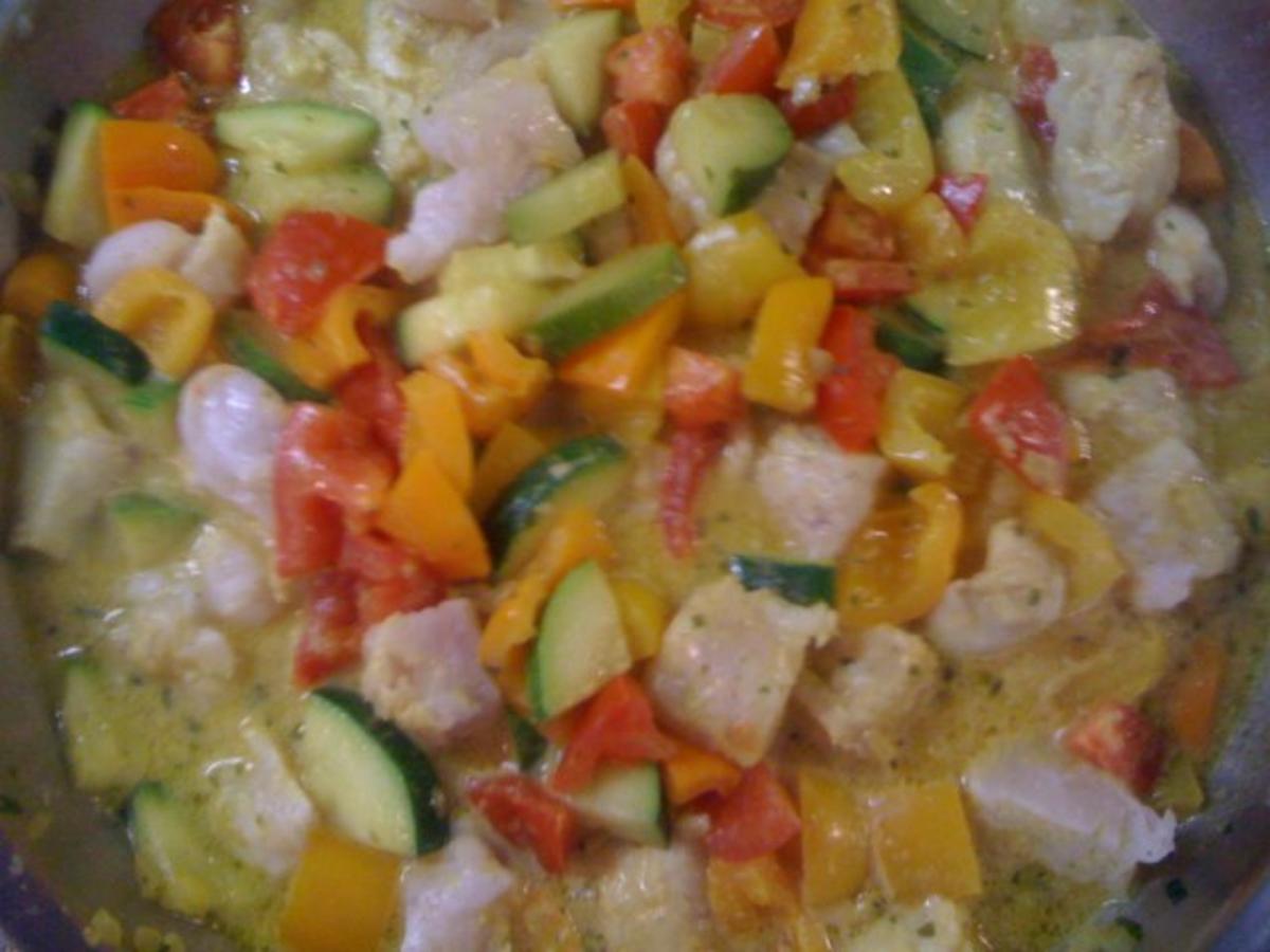 Curry-Fisch-Gemüse-Pfanne - Rezept - Bild Nr. 3