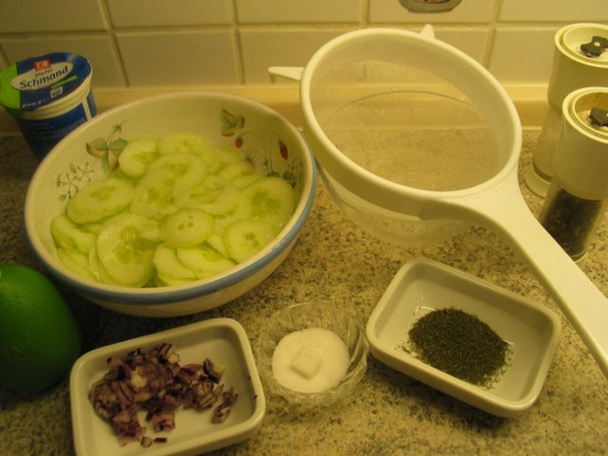 Salate + Rohkost: Gurkensalat à la kochmaid - Rezept - Bild Nr. 2