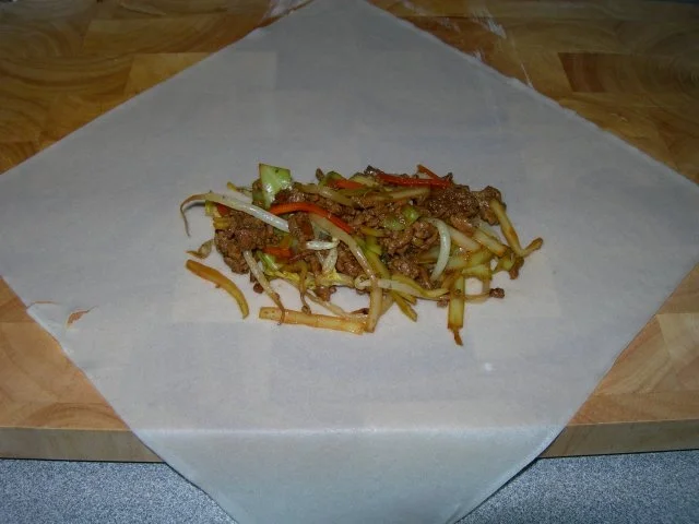 Rezept: Frühlingsrollen Bild Nr. 2 Frühlingsrollen - Rezept - Bild Nr. 2