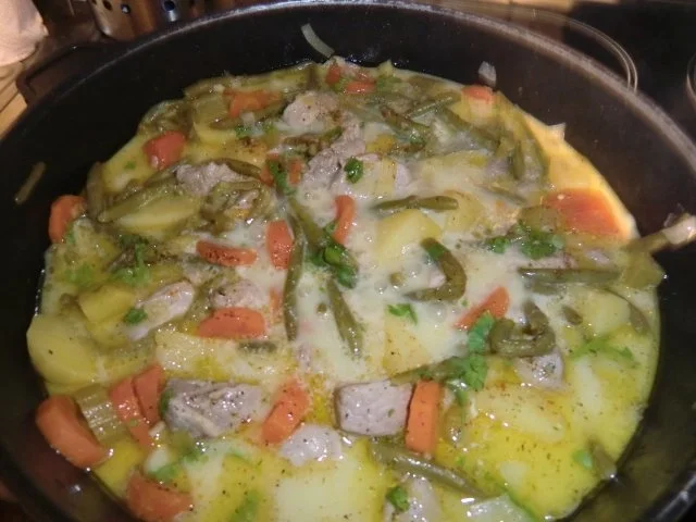 Kartoffel- Bohnentopf mit Schweinefilet - Rezept - Bild Nr. 6