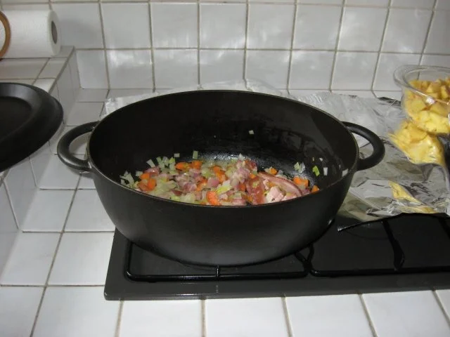 Rezept: Kara`s Erbsensuppe us d ´r Lamäng Bild Nr. 4 Kara`s Erbsensuppe us d ´r Lamäng - Rezept - Bild Nr. 4