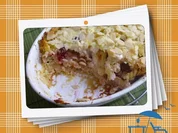 Nudel-Kirsch-Auflauf - Rezept