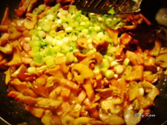 Fleisch: Gratiniertes  Minutensteak mit gemischten Pilzen - Rezept - Bild Nr. 4