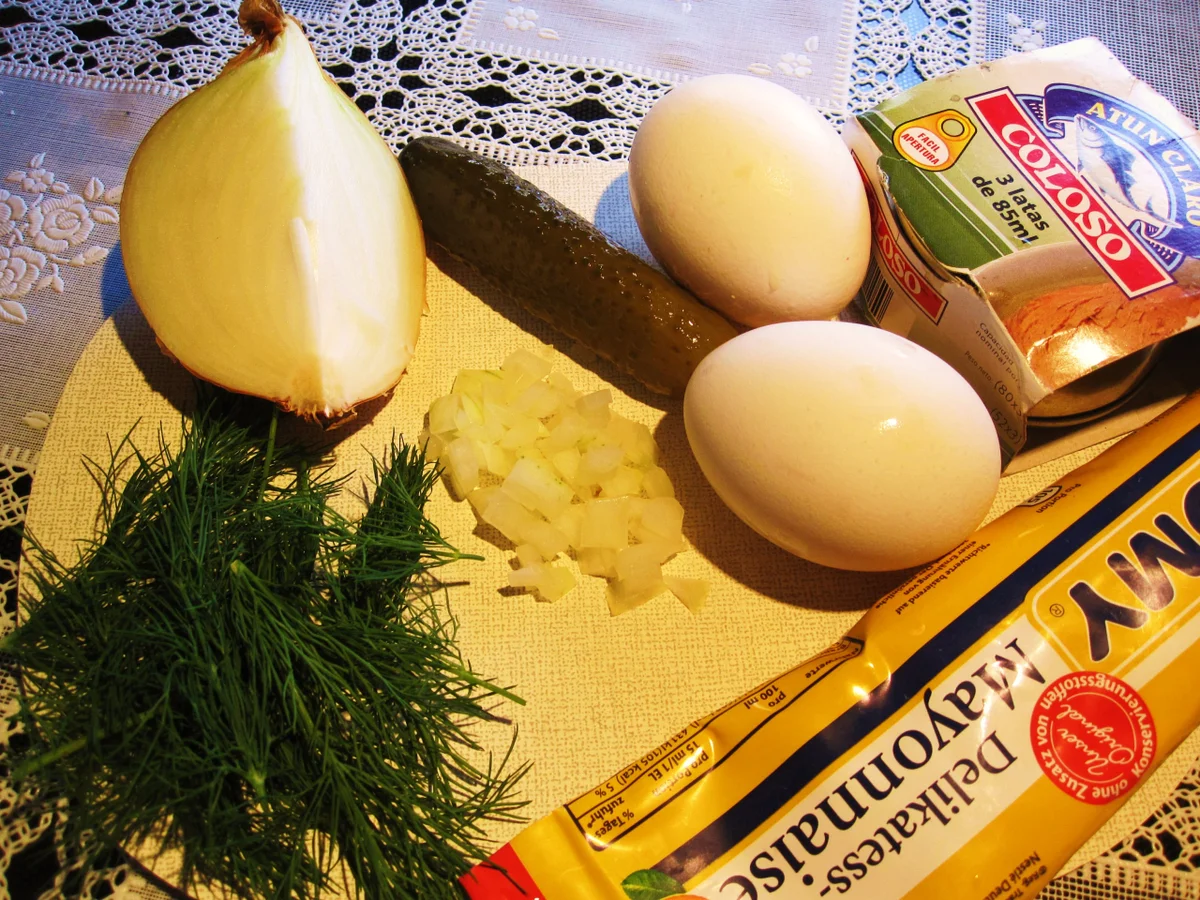 Rezept: Eiersalat mit Thunfisch ... Bild Nr. 3622 Eiersalat mit Thunfisch ... - Rezept - Bild Nr. 3622