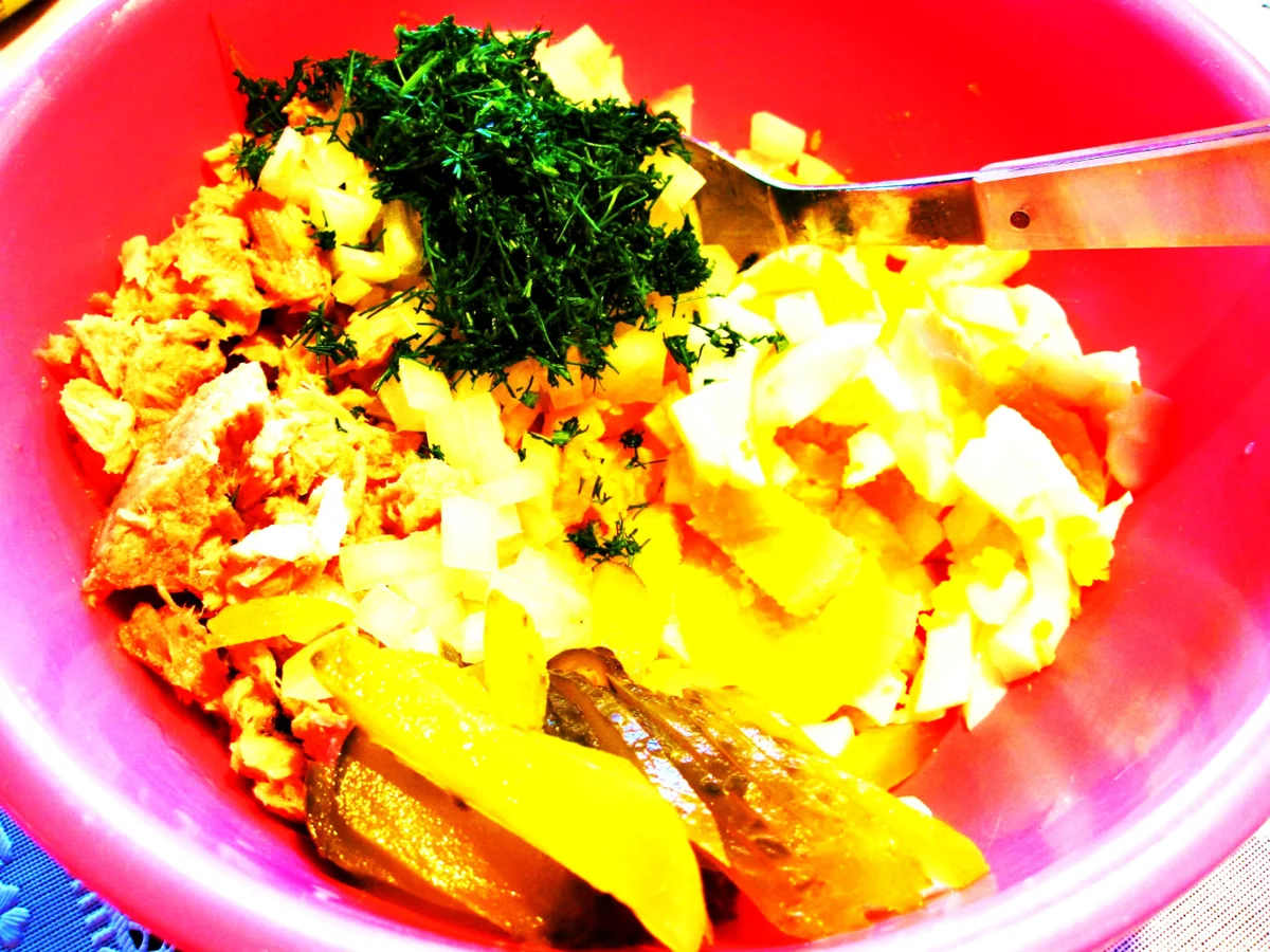 Rezept: Eiersalat mit Thunfisch ... Bild Nr. 3623 Eiersalat mit Thunfisch ... - Rezept - Bild Nr. 3623