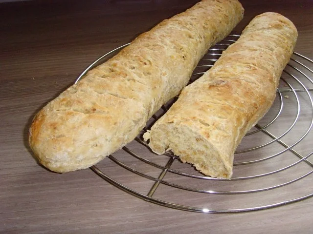 Zwiebelbaguette - Rezept