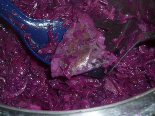 Apfelrotkohl