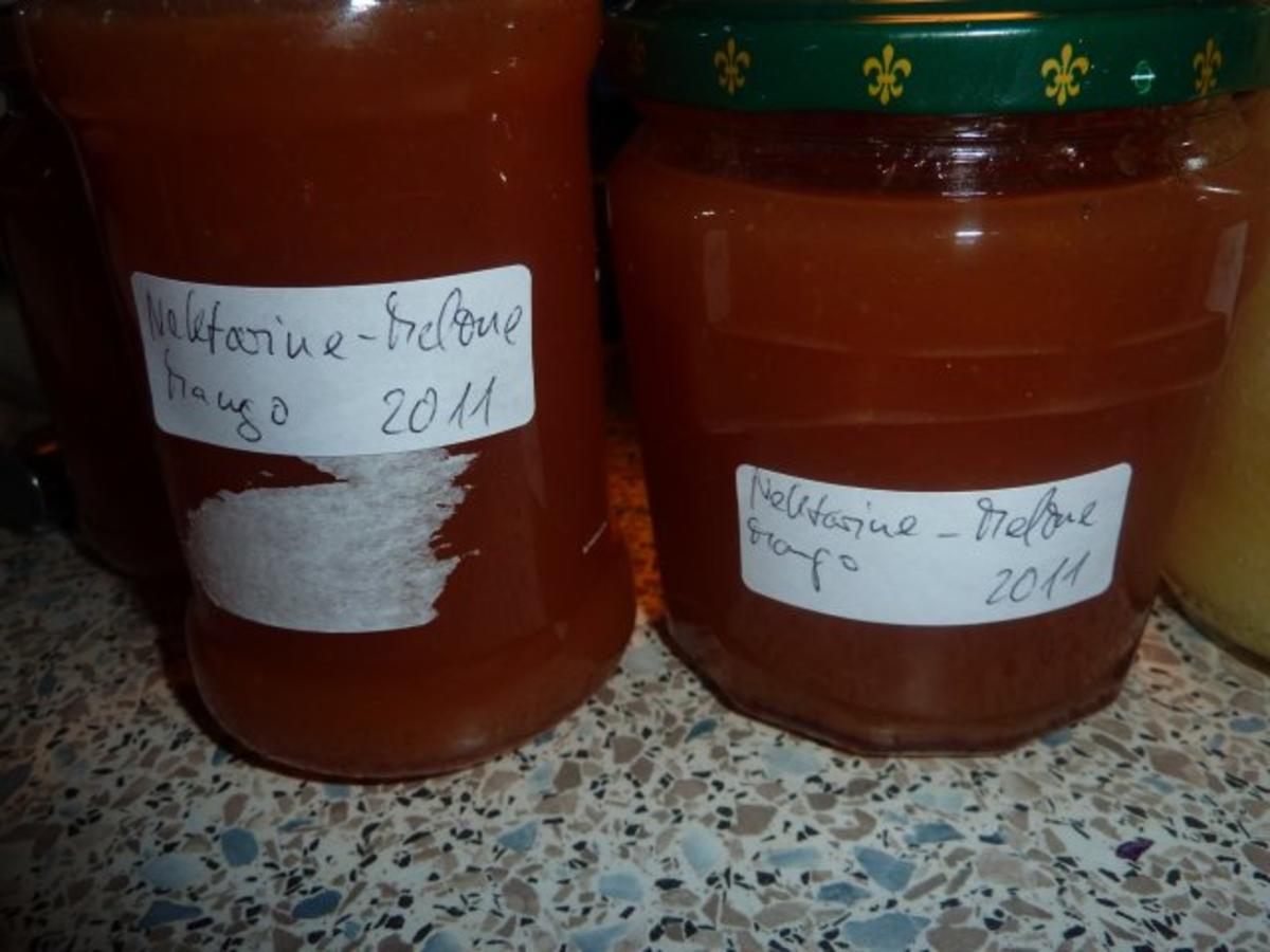 Marmelade: Nektarine-Melone-Mango - Rezept