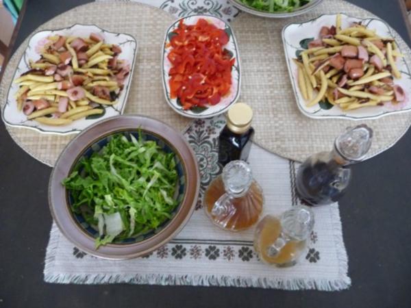 Fixe Küche : Gebratene Schupfnudeln mit Wiener Würstchen - einfach ...